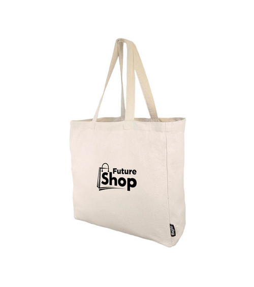 Bagito Premium Bio-Baumwolltasche - 1-farbiger Transferdruck