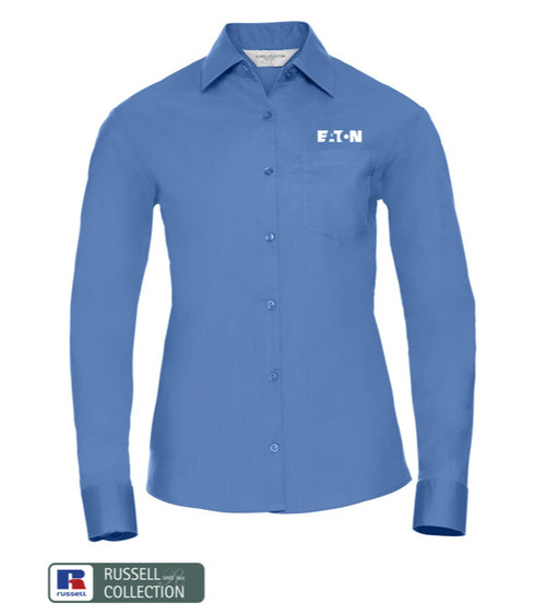 RUSSELL Bluse Poplin Langarm