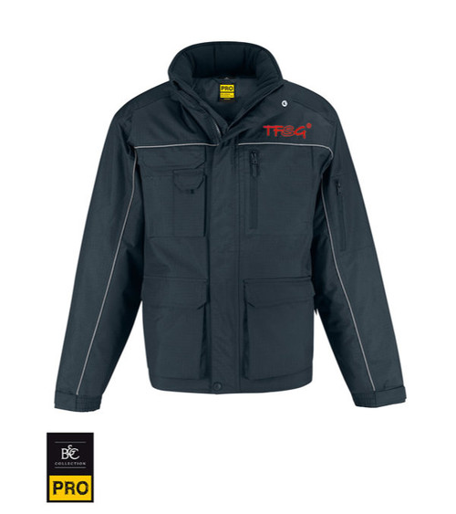B&C Shelter Pro Arbeitsjacke 230 g/m² - bestickt