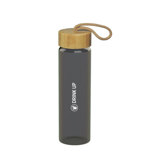 Glasflasche mit Bambusdeckel BAMBOO 650 ml