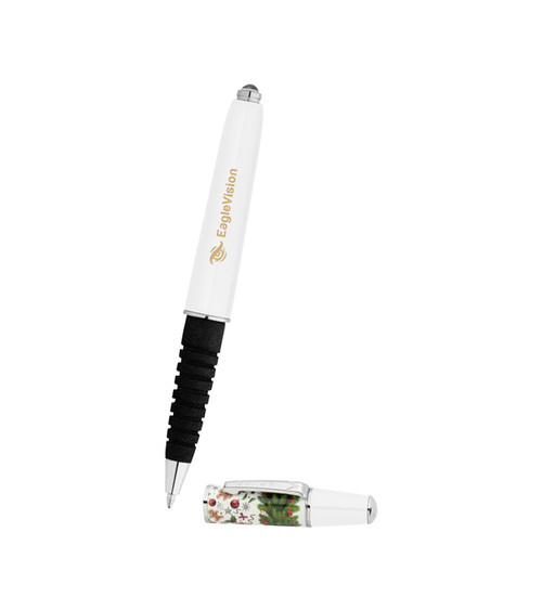 Stylo Premium Fina Festive en métal avec lampe