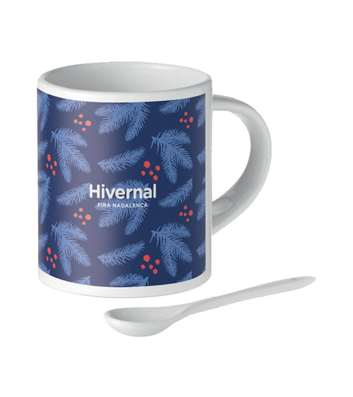 Keramiktasse mit Löffel SUBLIM SPOON 300 ml