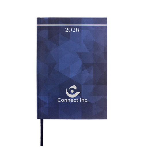 Schreibtischkalender A5 Geometric Soft-Touch