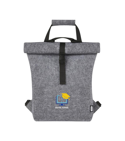 FELTA Fahrradtasche aus GRS-recyceltem Filz 13 l