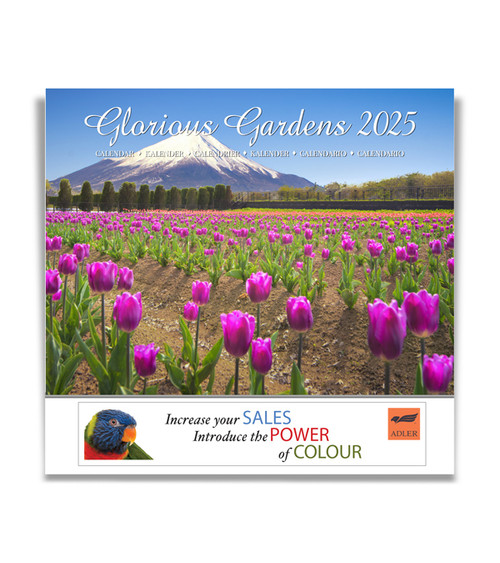 Paradiesische Gärten Wandkalender 6 Sprachig