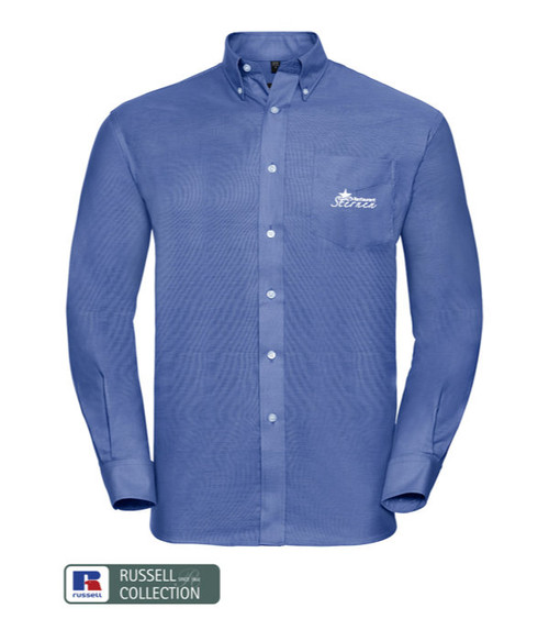 RUSSELL Hemd Easy Care Oxford - bestickt