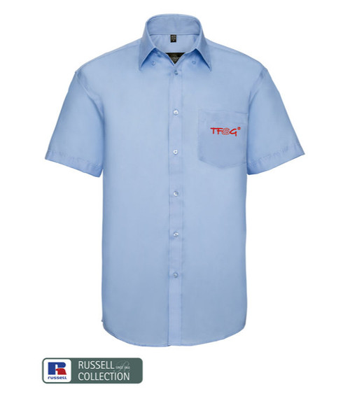 RUSSELL Hemd Ultimate bügelfrei Kurzarm - bestickt