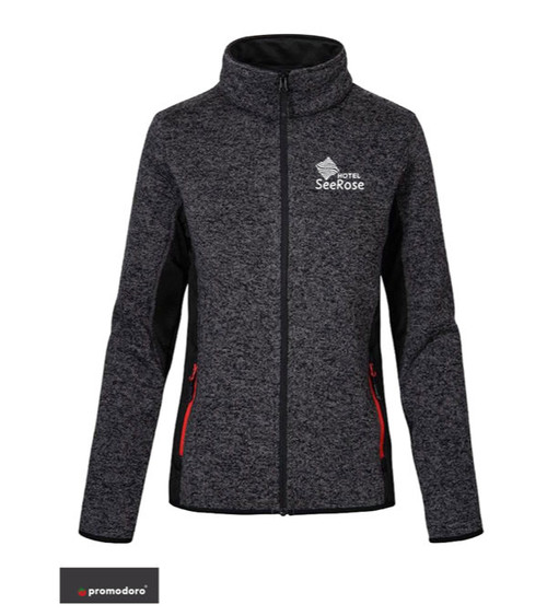Promodoro Strickfleece-Jacke Damen 300 g/m² - bestickt