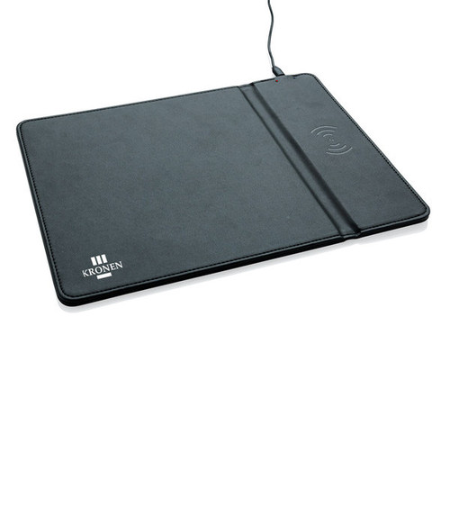 Tapis de souris avec chargeur sans fil intégré 5W