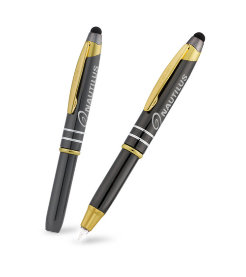 Lexi hochwertiger Kugelschreiber aus Metall mit Licht & Stylus