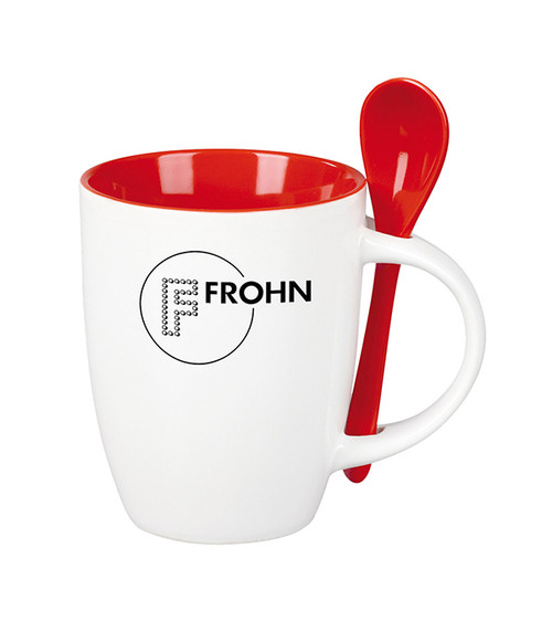 Tasse mit Löffel LEO 300 ml