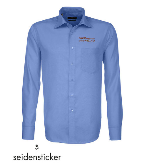 Seidensticker Splendesto Hemd Langarm - bestickt