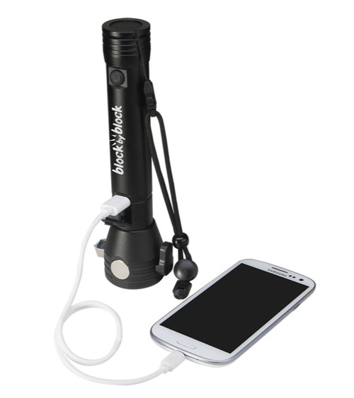 Taschenlampe mit Powerbank TOMAHAWK