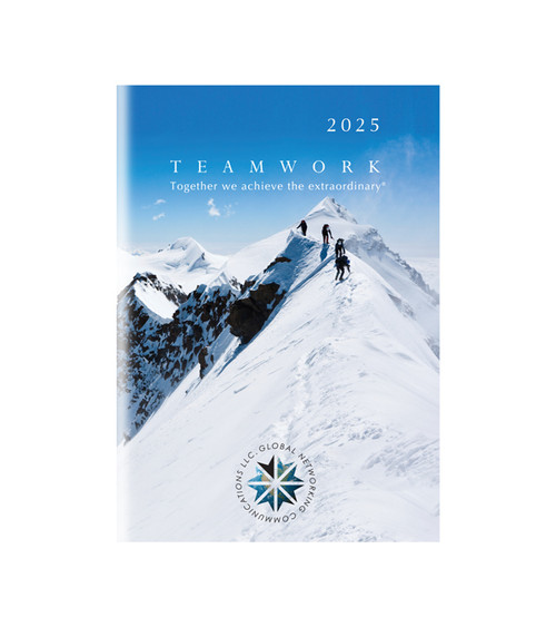 Agenda mensuel Teamwork Summit - impression multicolore