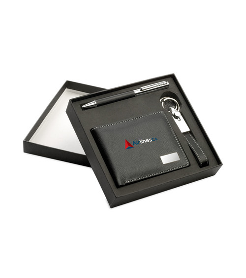 KENJI Geschenkset mit Kugelschreiber und Geldbeutel