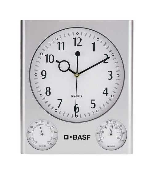 Wanduhr Hygro- & Thermometer