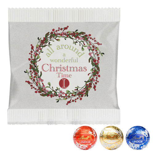Sachet en papier de 3 pralinés Lindor