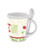 Keramiktasse mit Löffel 340 ml