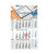 Basic 3-Monats-Wandkalender 3 Sprachen