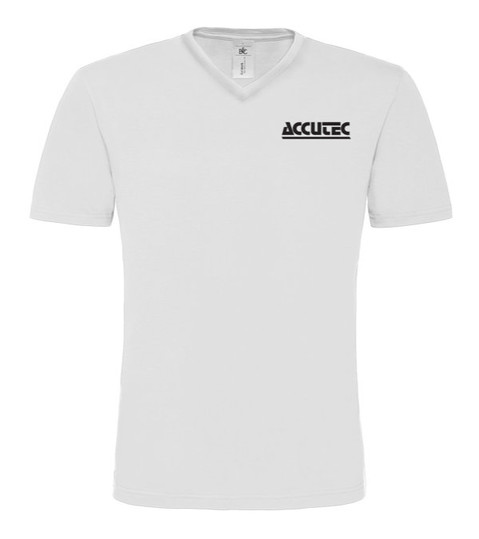 T-shirt B&C col V 145 g/m² - imprimé