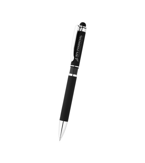 Stylo Bourne Soft-Touch en métal avec stylet
