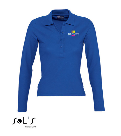 Polo Sol´s à manches longues Femme 210 g/m² - imprimé