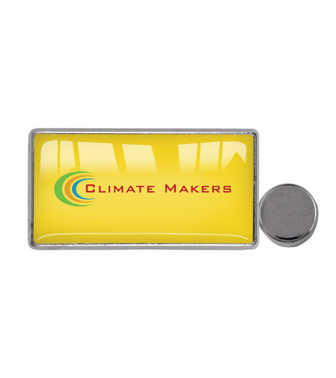 Plaque nominative aimentée 20 x 10 mm
