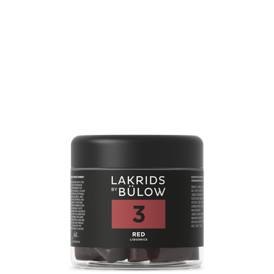 3 - Red - 150g - Lakrids by Bülow - Rød Lakrids