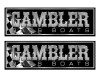 Gambler Classic Racing 10" long Stickers