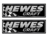 Two Hewes Classic Racing 10" long Stickers