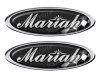 Mariah Boat Classic Racing 10" long Stickers