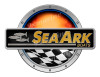 Sea Ark Racing Boat Round Sticker - Name Plate