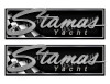 Stamas Classic Racing 10" long Stickers