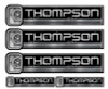 5 Thompson Classic Stickers - 10" and 5" long