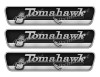 3 Tomahawk Stickers "3D Vinyl Replica" of original