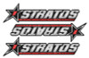 3 Big Stratos Boat Stickers Designer Replica of original