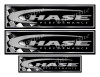 Three Chase Boat Classic Racing 10" and 7" long Stickers