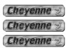 3 Cheyenne Boat Stickers "3D Vinyl Replica" of original