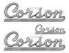 3 Corson Boat Stickers "3D Vinyl Replica" of original