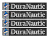 Dura Nautic Sticker set - 10"x1.8". Remastered Name Plate