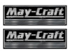 2 May-Craft Boat Classic Stickers. Remastered Name Plate