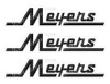 3 Meyers Boat Stickers "3D Vinyl Replica" of original