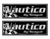 2 Nautico Boat Classic Racing 10" long Stickers