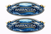 Barracuda Designer's Stickers - 10" long