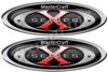 Mastercraft X Series Oval Sticker 10" long X 3.5"