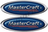 Master Craft Two Oval Stickers 10"X3.5" each