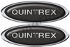 Two Quintrex Oval Classic Stickers 10"X3.5" each