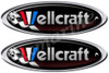 Two Wellcraft Boat Remastered Oval Sticker for Restoration Project