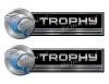 Two Bayliner Trophy Classic Stickers - 10" long each