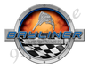 Bayliner Racing Boat Round Sticker - Name Plate